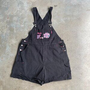 Pink Panther Women’s Overalls Bib Shorts Size 18W/20W Relax Fit
